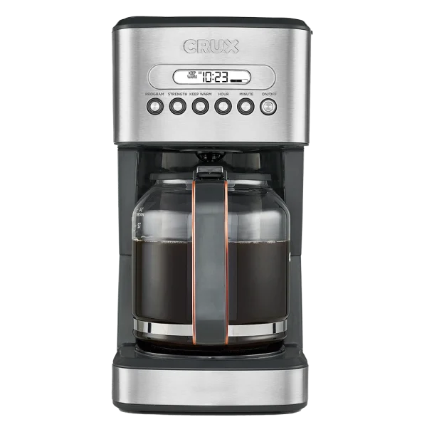 CRUX Coffee Maker with Glass Carafe PNG