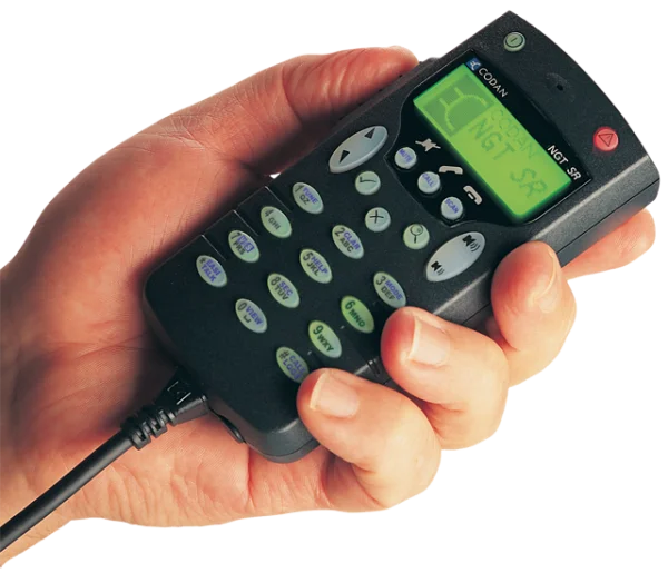 Vintage Codan NGT-SR Handheld Radio PNG Transparent