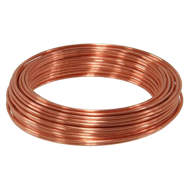 Coiled Copper Wire PNG Transparent Background