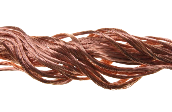 Tangled Copper Wires PNG Transparent