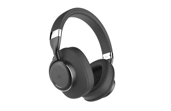 Black Over-Ear Headphones PNG Transparent Background