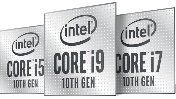 Intel Core i5 i7 i9 10th Gen Processor Logos
