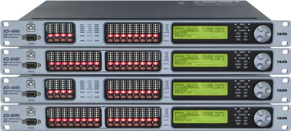 Xilica XD-4080 and XD-8080 DSP Processors PNG