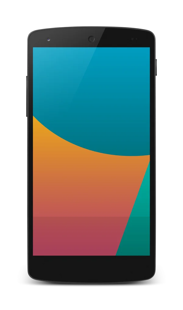 Modern Black Smartphone PNG Transparent Background