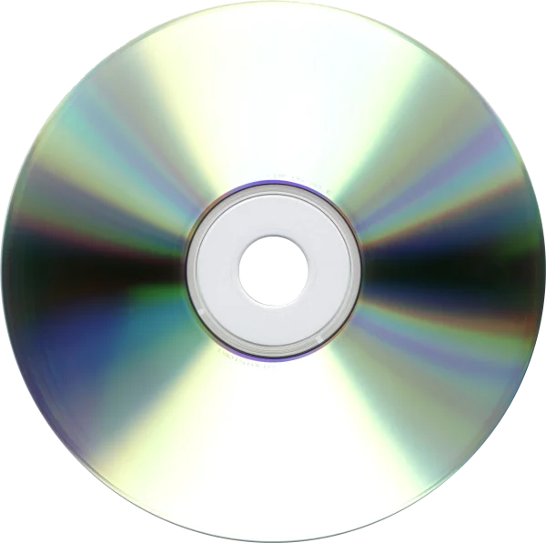 Shiny CD DVD Disc PNG Transparent Background