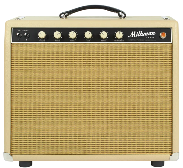 Vintage Style Cream Guitar Amplifier PNG