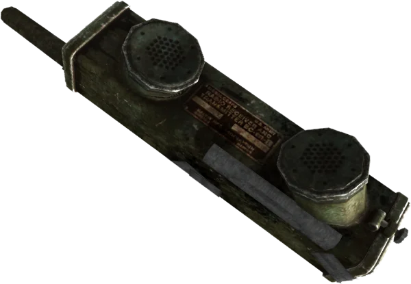 Vintage Military Radio Transceiver PNG Transparent