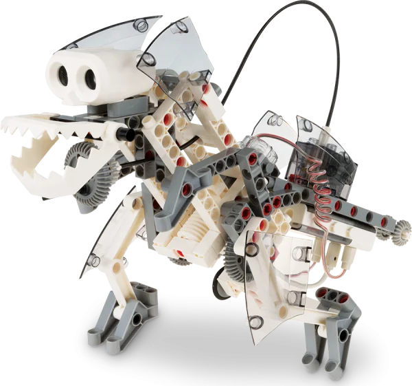 Robot Dinosaur Building Blocks PNG Transparent Background
