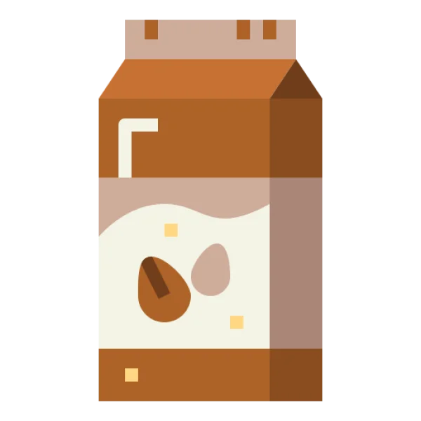 Almond Milk Carton Icon Transparent PNG