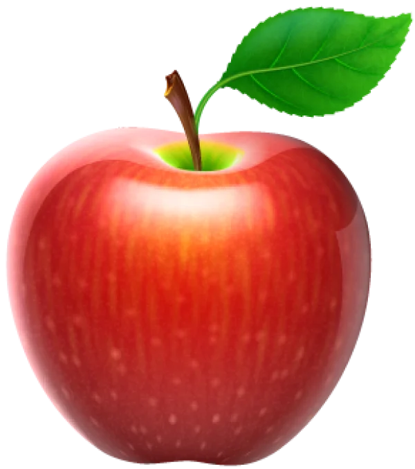 Red Apple PNG Transparent Background