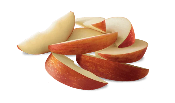 Red Apple Slices Transparent Background PNG