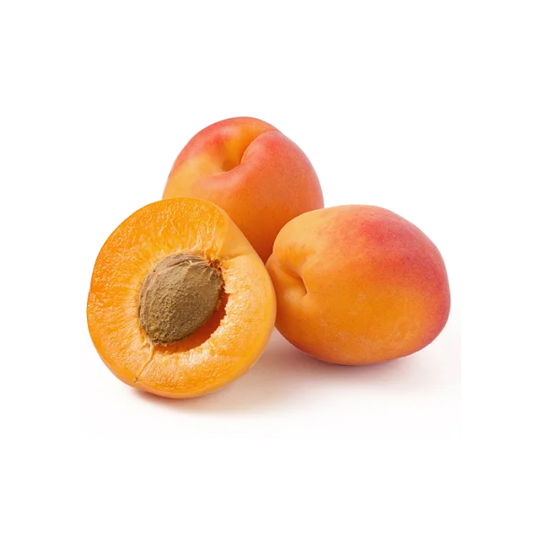 Fresh Apricots with Half Cut Transparent PNG