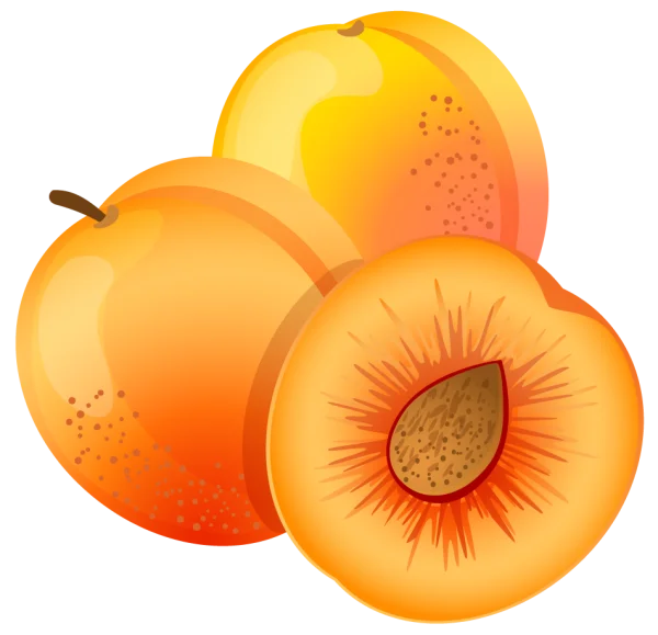 Cartoon Peaches PNG Transparent Background