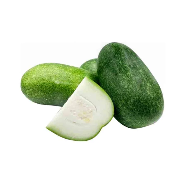 Wax Gourd with Slice PNG Transparent Background