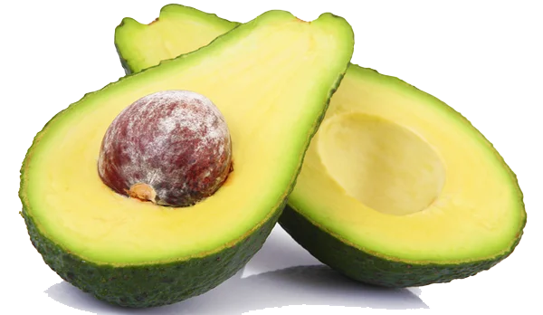 Fresh Avocado Halves PNG Transparent Background