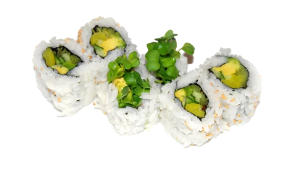 Vegetarian Sushi Rolls PNG Transparent Background