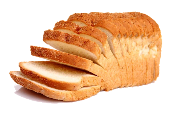 Sliced Loaf of Bread PNG Transparent Background