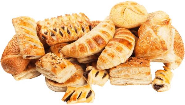 Assorted Fresh Pastries PNG Transparent Background