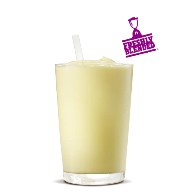 Yellow Smoothie with Straw PNG Transparent Background