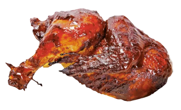 Roasted BBQ Chicken PNG Transparent Background