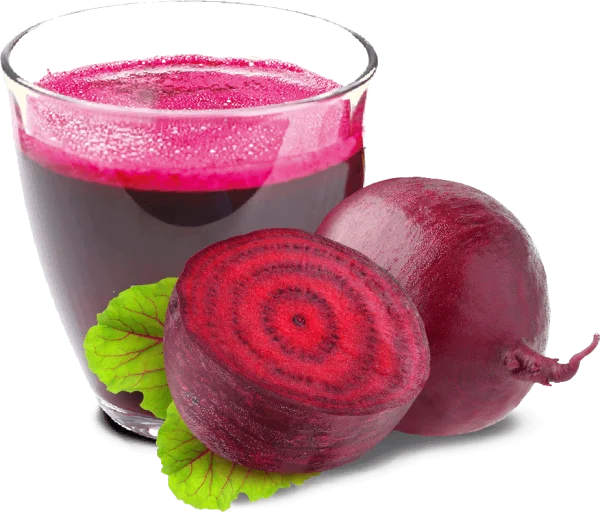 Fresh Beetroot Juice and Beets PNG Transparent Background