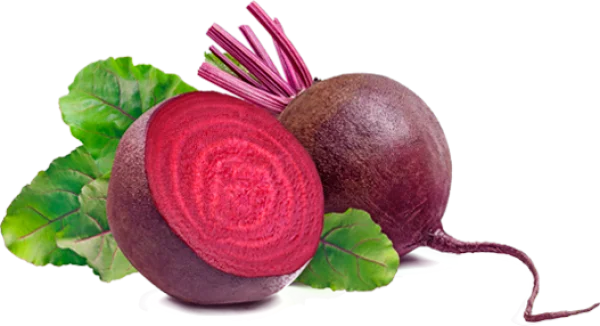 Whole and Sliced Beets PNG Transparent Background