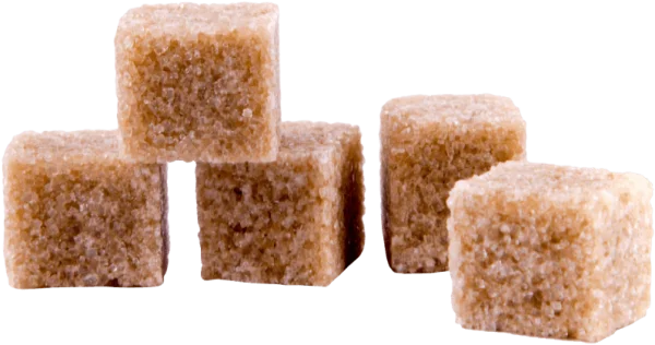 Brown Sugar Cubes PNG Transparent Background