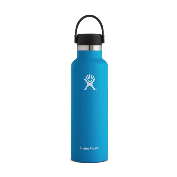 Blue Hydro Flask Water Bottle PNG Transparent