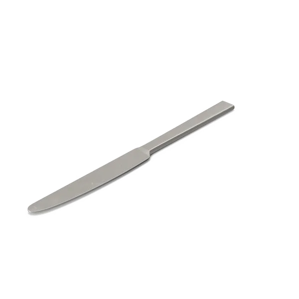 Silver Table Knife PNG Transparent Background