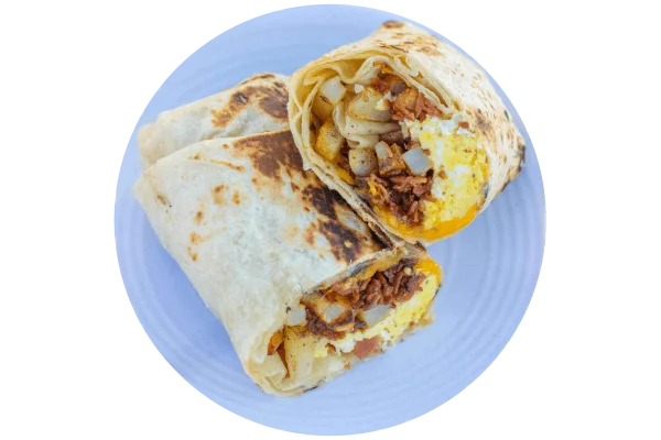 Delicious Breakfast Burrito PNG Transparent
