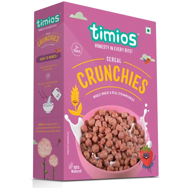 Timios Cereal Crunchies Box PNG Transparent Background