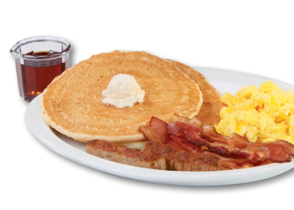 Full Breakfast Plate PNG Transparent Background