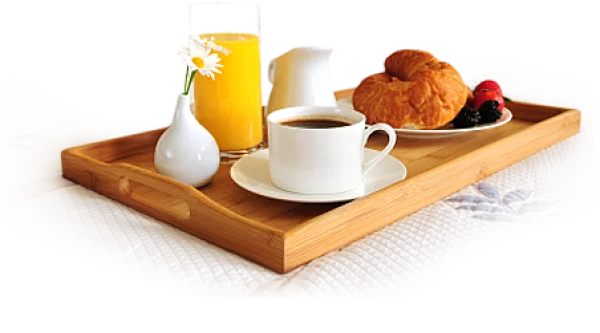 Breakfast in Bed Tray PNG Transparent Background