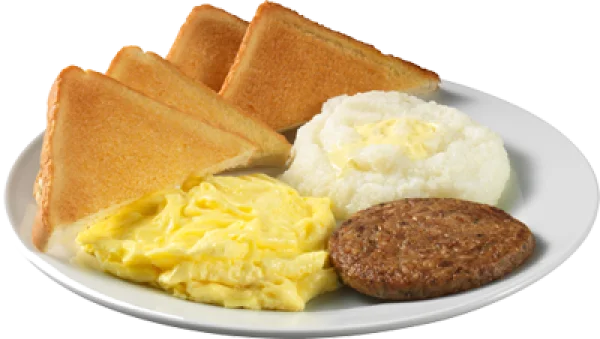 Classic Breakfast Plate PNG Transparent Background