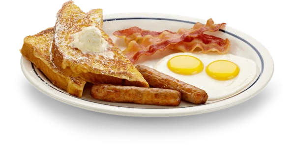 Classic Breakfast Plate PNG Transparent Background