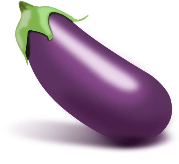 Purple Eggplant PNG Transparent Background