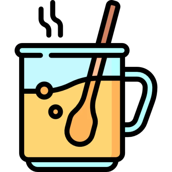 Mug with Spoon and Beverage PNG Transparent Background