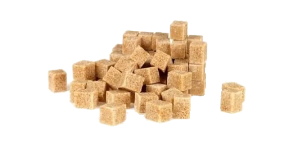 Pile of Brown Sugar Cubes PNG Transparent Background