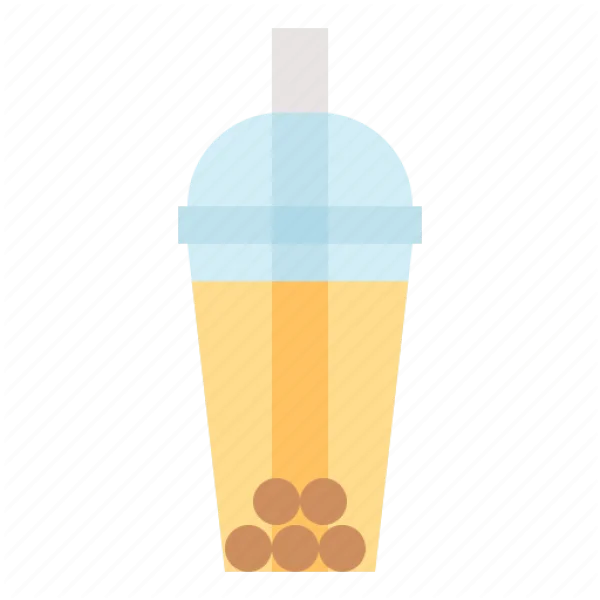 Bubble Tea Drink Icon PNG Transparent Background
