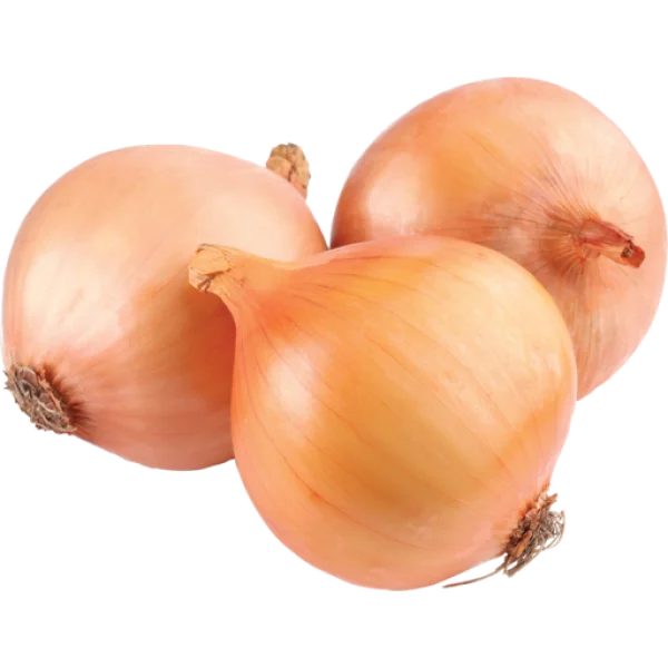 Three Golden Onions PNG Transparent Background
