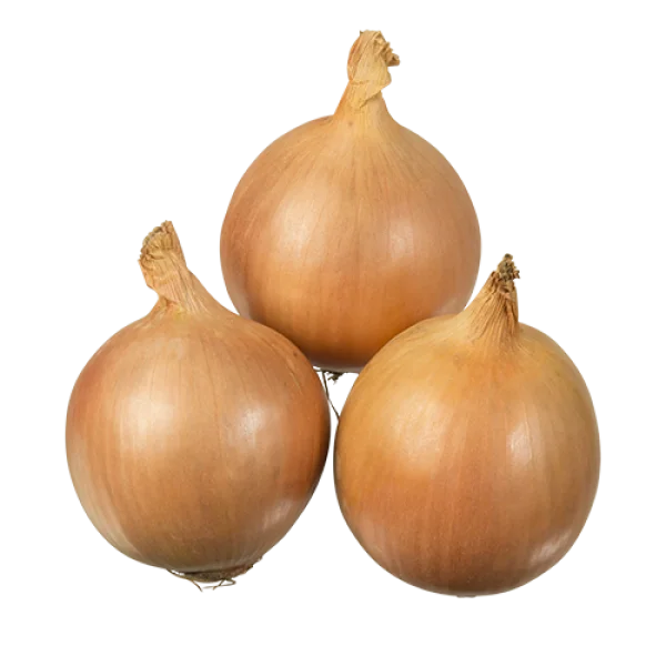 Three Brown Onions PNG Transparent Background