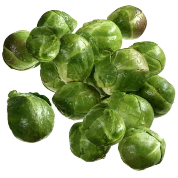 Fresh Brussels Sprouts Pile PNG Transparent