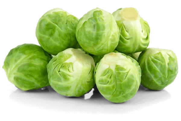 Pile of Fresh Brussels Sprouts PNG Transparent Background