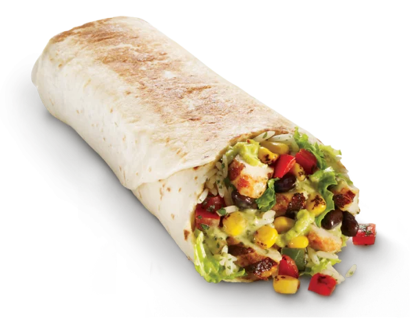 Grilled Chicken Burrito PNG Transparent