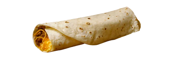 Savory Breakfast Burrito PNG Transparent Background