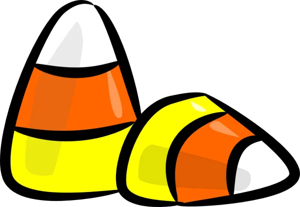 Candy Corn Halloween Sweet PNG Transparent Background