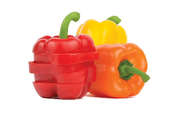 Colorful Bell Peppers PNG Transparent Background