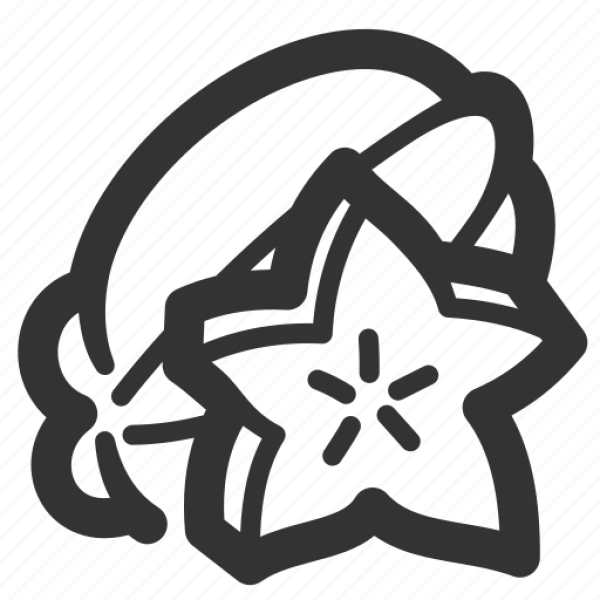 Hand-drawn Star Doodle PNG