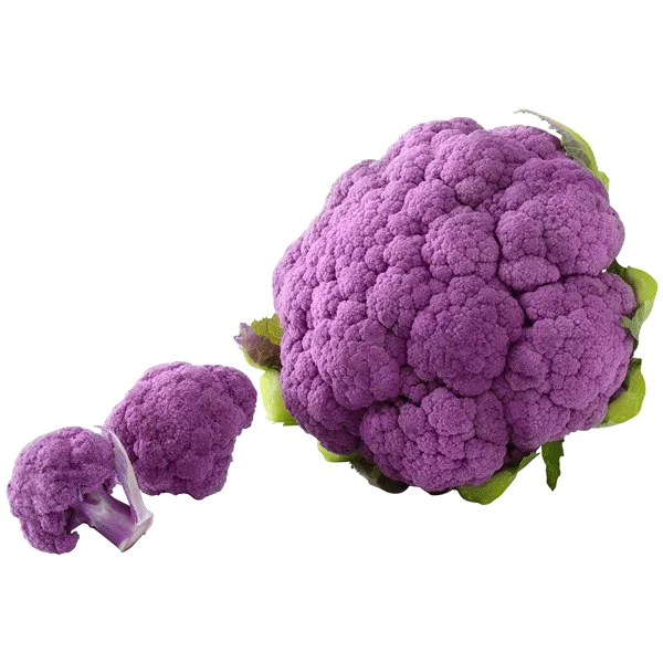 Purple Cauliflower PNG Transparent Background