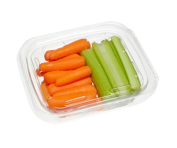 Baby Carrots and Celery Snack Pack PNG Transparent Background